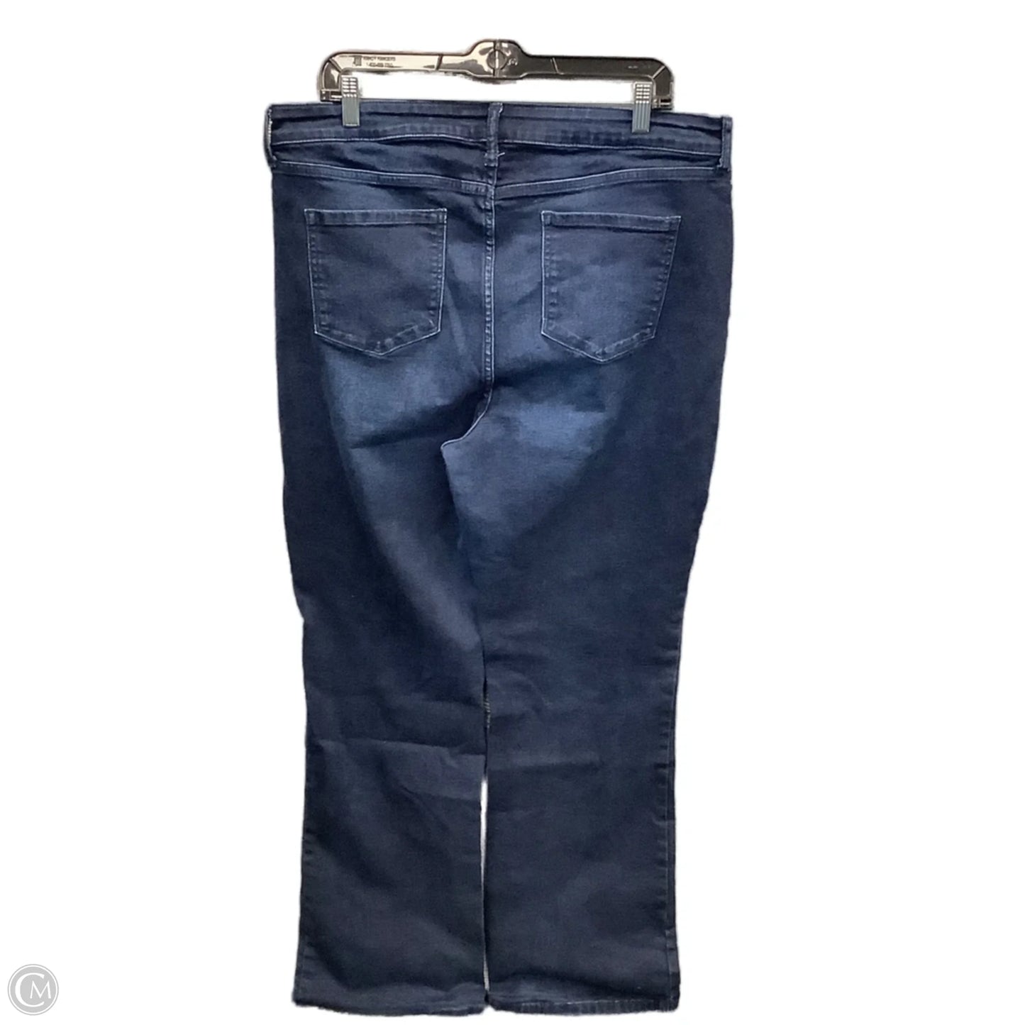 Jeans Boot Cut By Nine West Apparel In Blue Denim, Size: 18