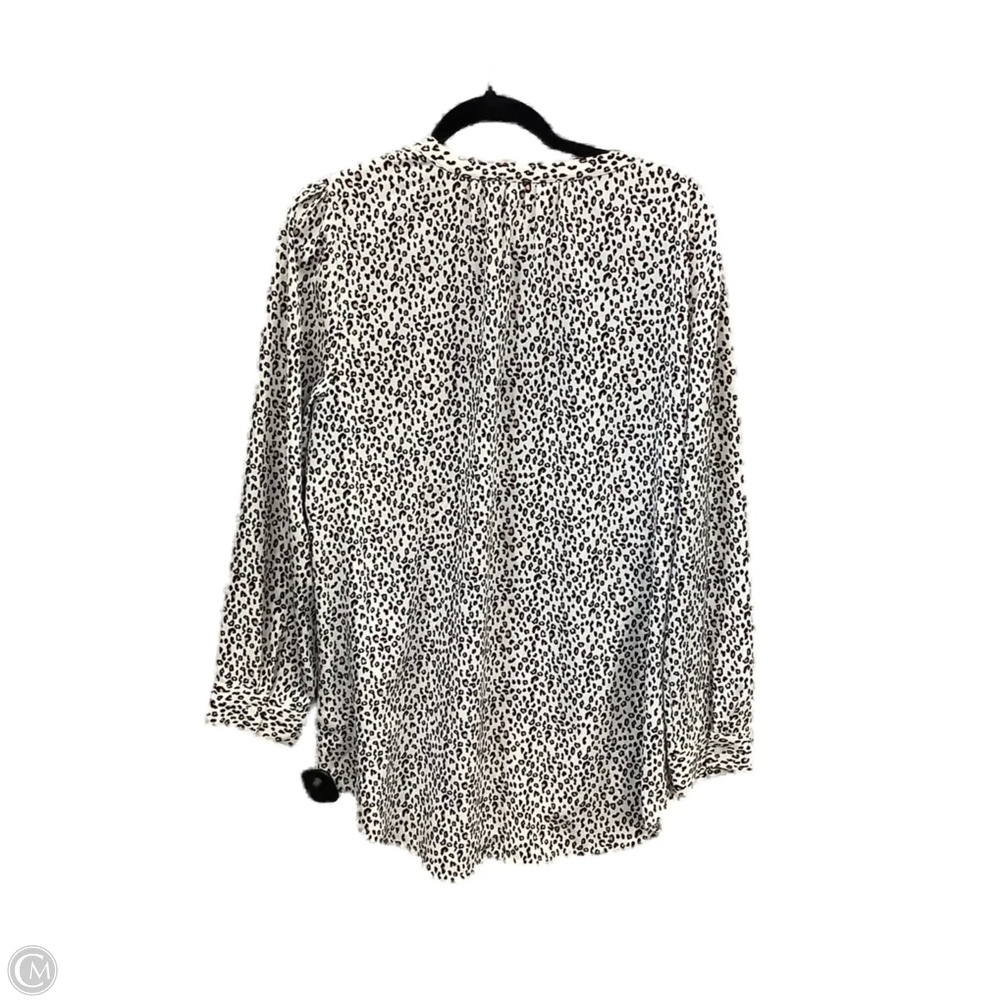 Top Long Sleeve By Apt 9 In Animal Print, Size: Xl