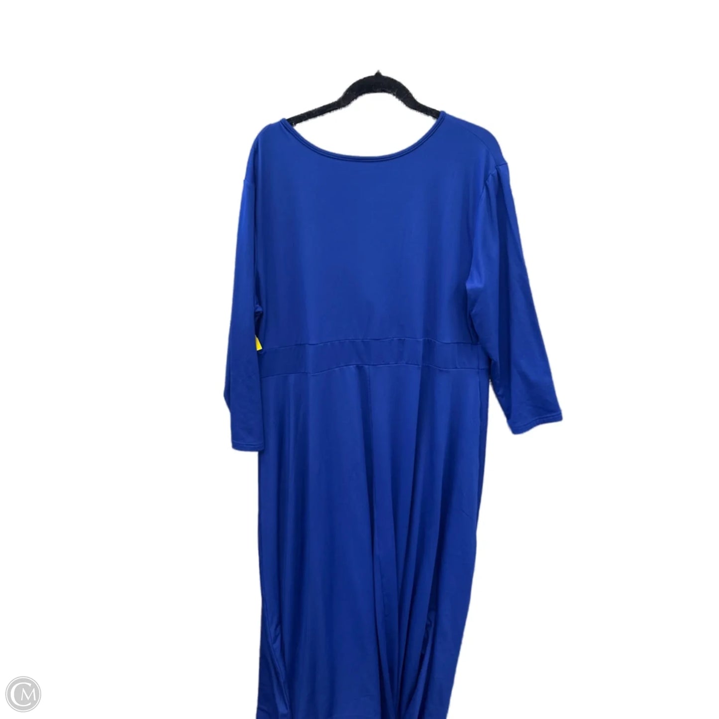 Dress Casual Maxi By Clothes Mentor In Blue, Size: 3x