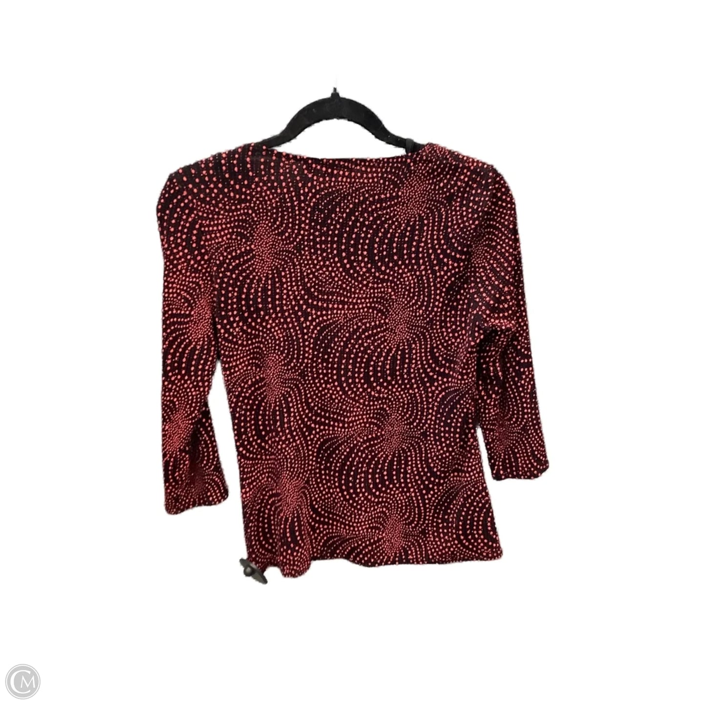 Top Long Sleeve By Clothes Mentor In Black & Red, Size: S