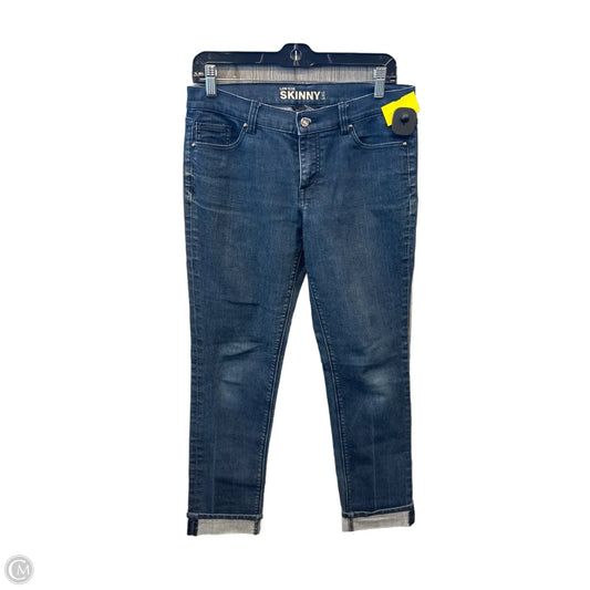 Jeans Skinny By New York Jean Company In Blue Denim, Size: 6