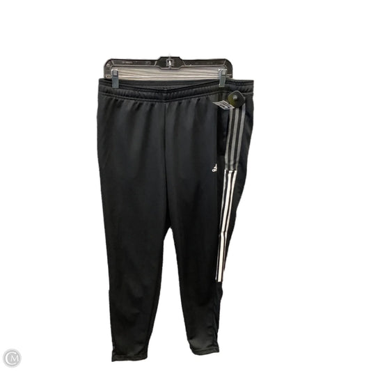 Athletic Pants By Adidas In Black, Size: L