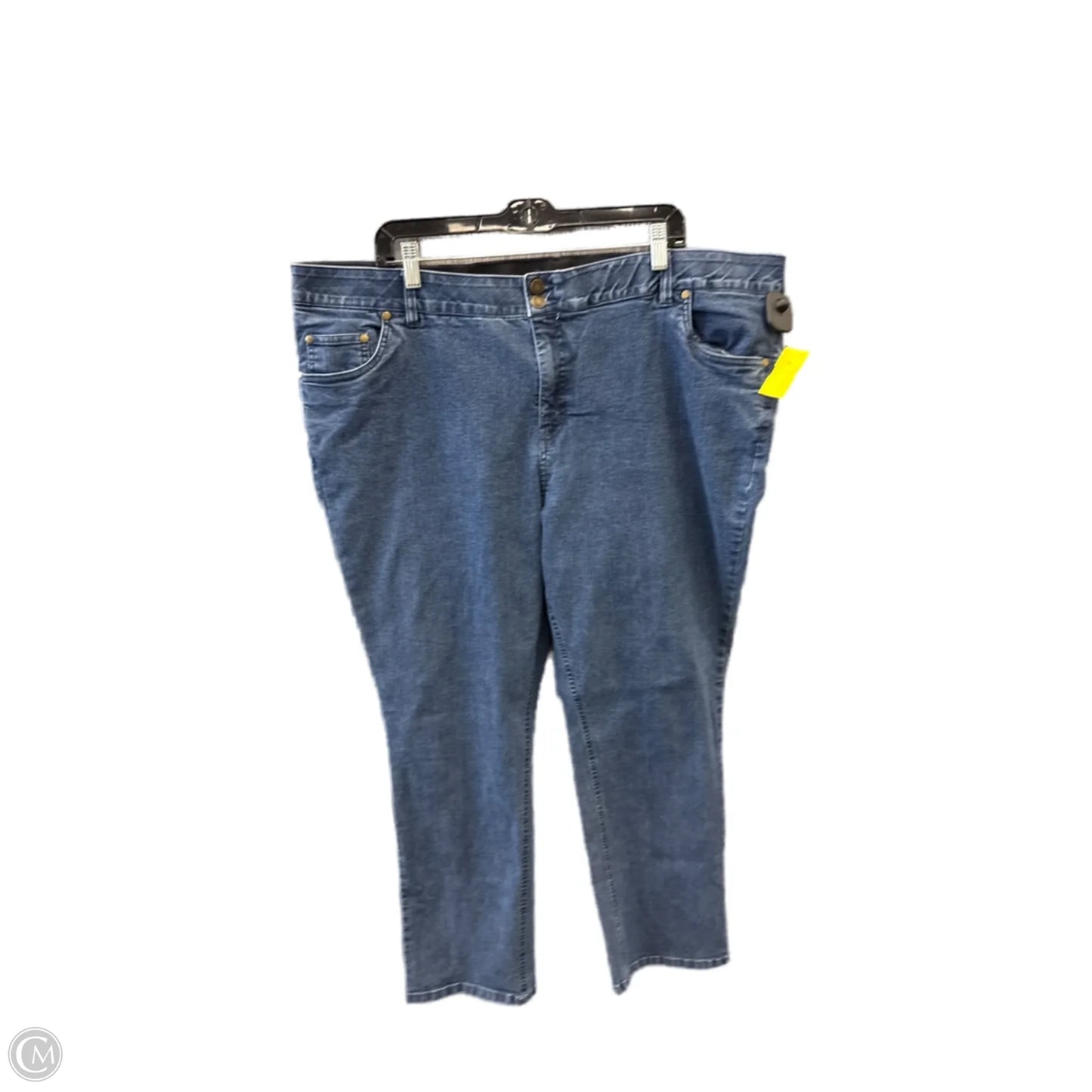 Jeans Skinny By Woman Within In Blue Denim, Size: 24