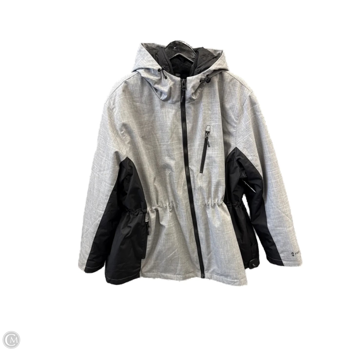 Coat Other By Free Country In Black & Grey, Size: 3x