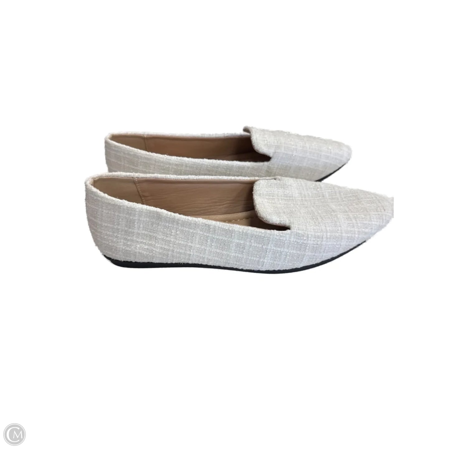 Shoes Flats By Clothes Mentor In White, Size: 11