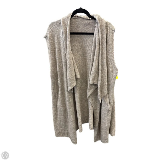 Vest Sweater By Cato In Brown, Size: 3x