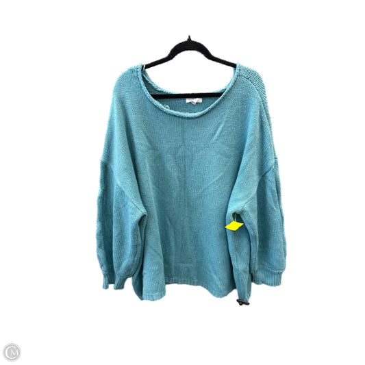 Sweater By Lc Lauren Conrad In Blue, Size: 3x