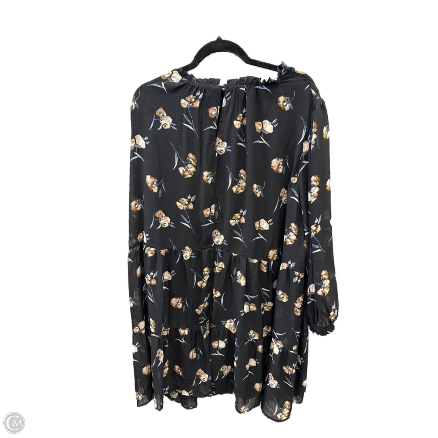 Dress Casual Midi By Ophelia Roe In Black, Size: 3x