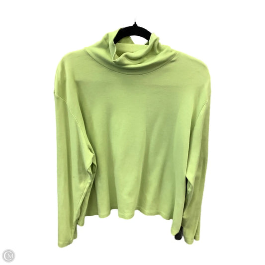 Top Long Sleeve By Coldwater Creek In Green, Size: 2x