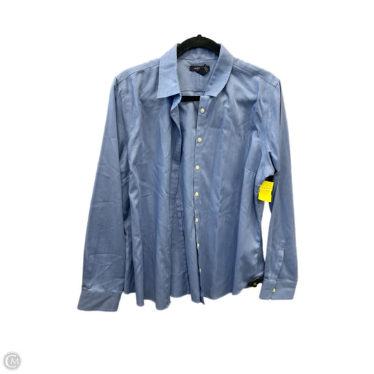 Top Long Sleeve By Lands End In Blue, Size: Xl