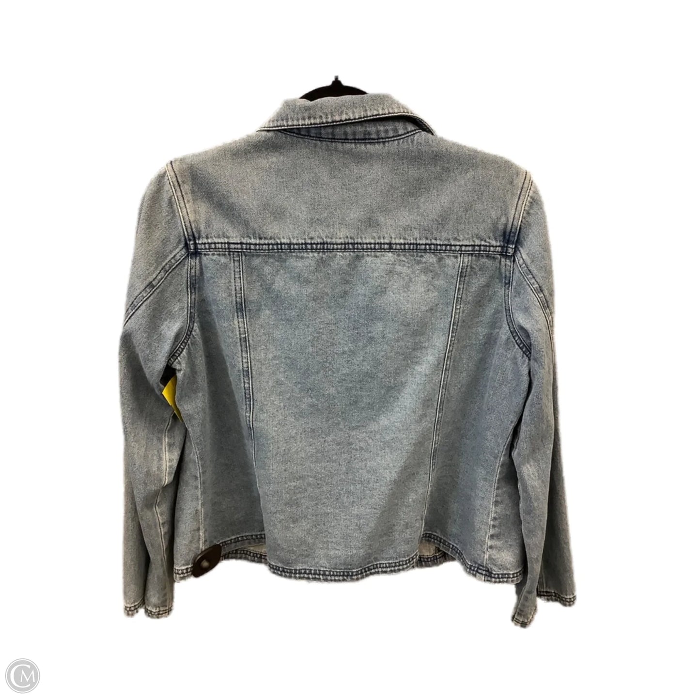 Jacket Denim By Chadwicks In Blue Denim, Size: L