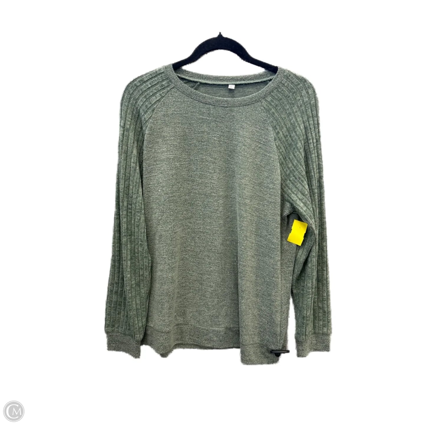 Top Long Sleeve By Clothes Mentor In Green, Size: L