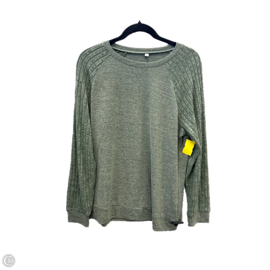 Top Long Sleeve By Clothes Mentor In Green, Size: L