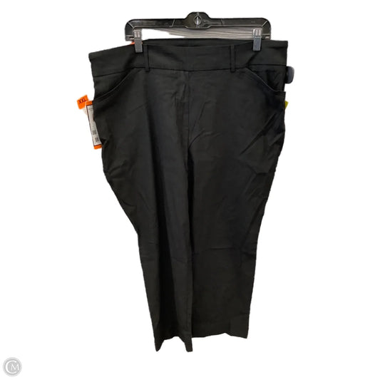 Pants Dress By Hilary Radley In Black, Size: 18