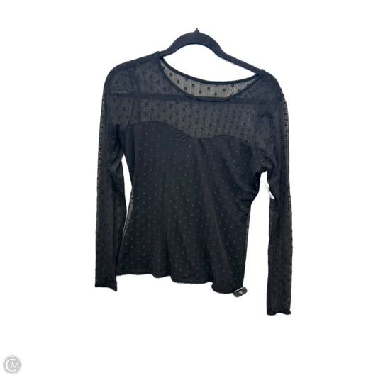 Top Long Sleeve By White House Black Market In Black, Size: M