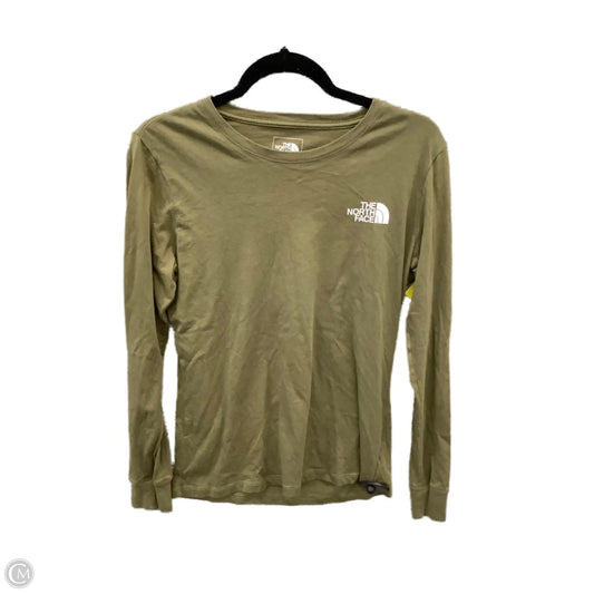Top Long Sleeve By The North Face In Green, Size: M