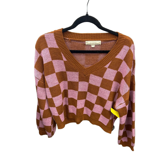 Sweater By No Comment In Brown & Pink, Size: Xl