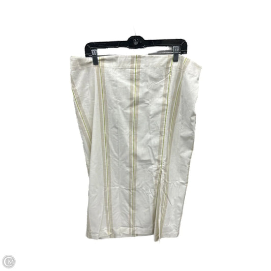 Skirt Maxi By A New Day In Striped Pattern, Size: 18