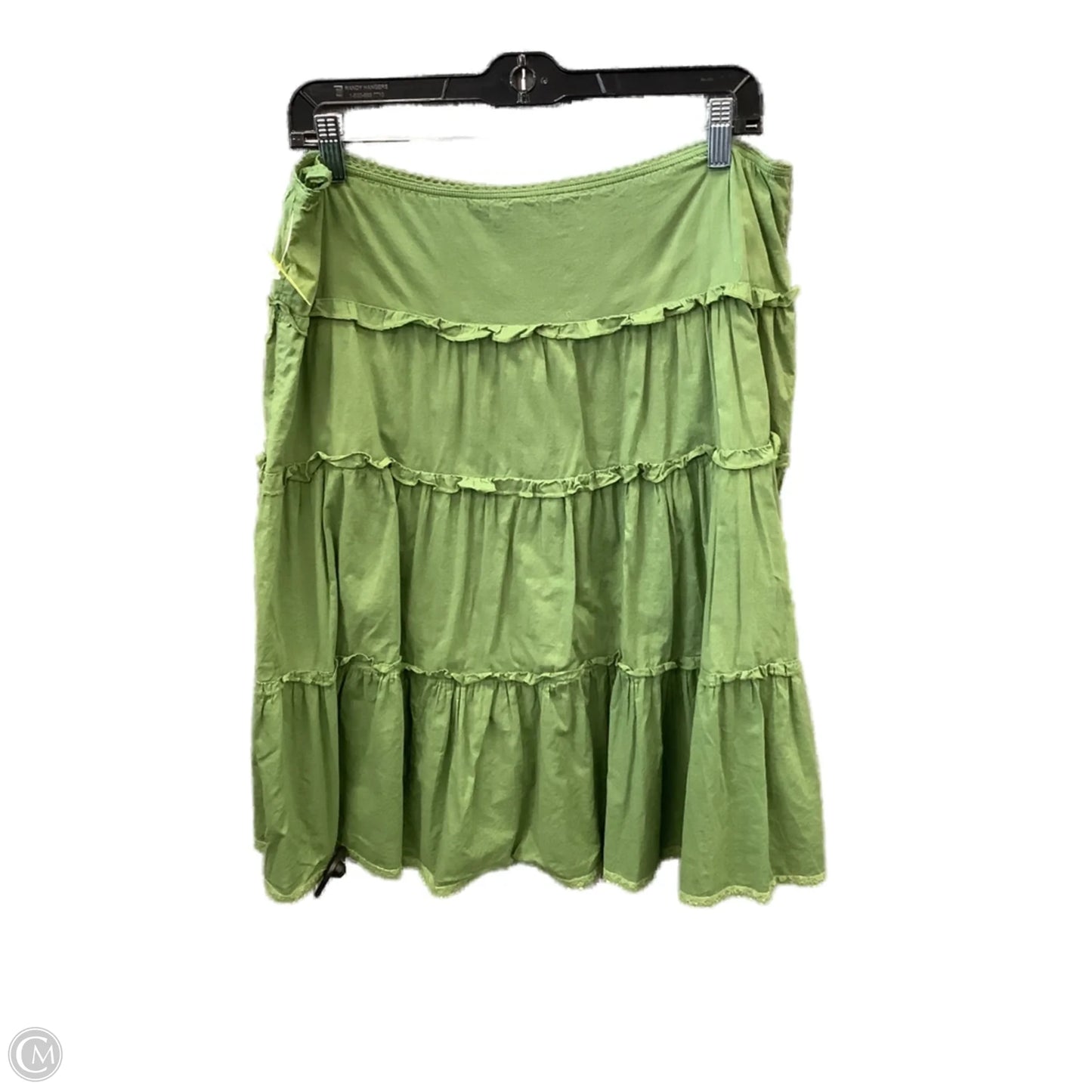 Skirt Midi By Eyeshadow In Green, Size: 12