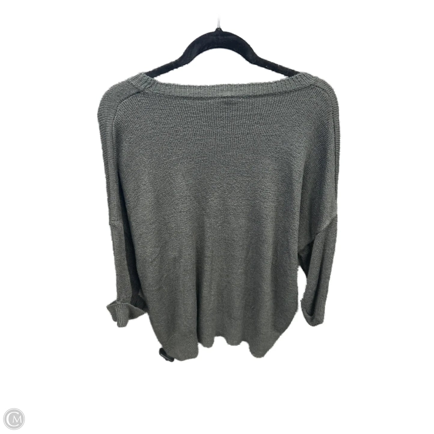 Top Long Sleeve By Wishlist In Grey, Size: S