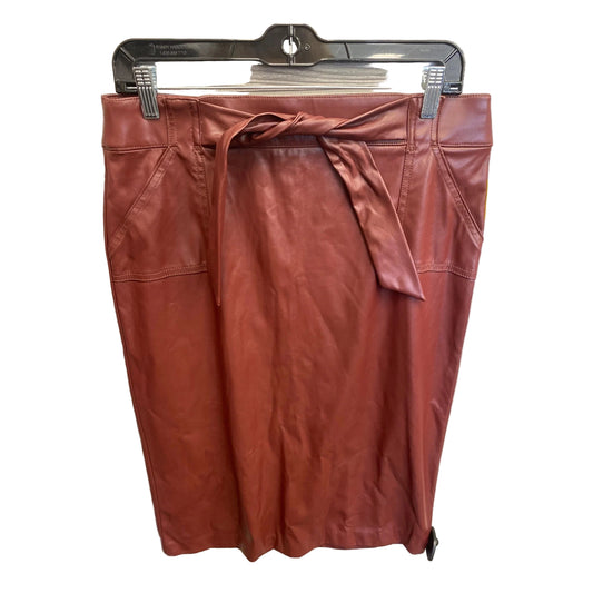 Skirt Midi By Soho Apparel In Red, Size: 8