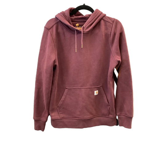 Sweatshirt Hoodie By Carhartt In Red, Size: M