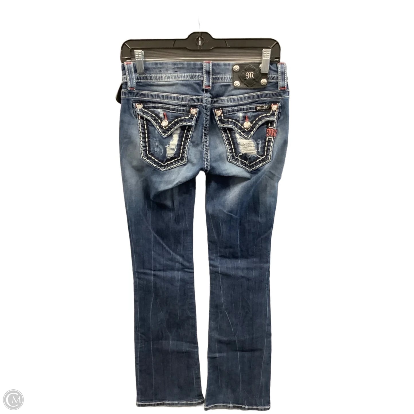 Jeans Boot Cut By Miss Me In Blue Denim, Size: 6
