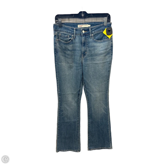 Jeans Boot Cut By Levis Signature In Blue Denim, Size: 4