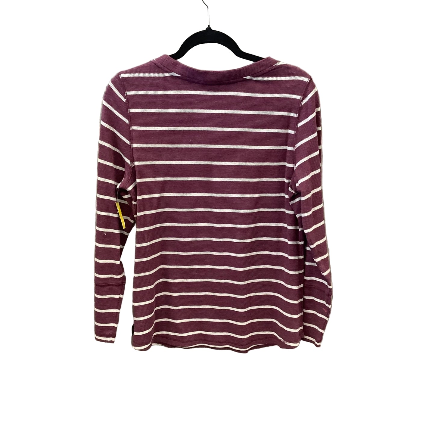 Top Long Sleeve By Christopher And Banks In Striped Pattern, Size: M