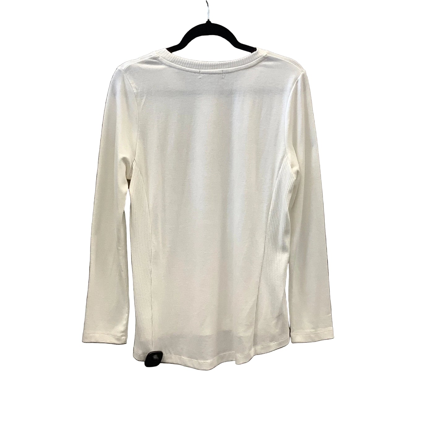 Top Long Sleeve By Modrn Canvas In White, Size: M