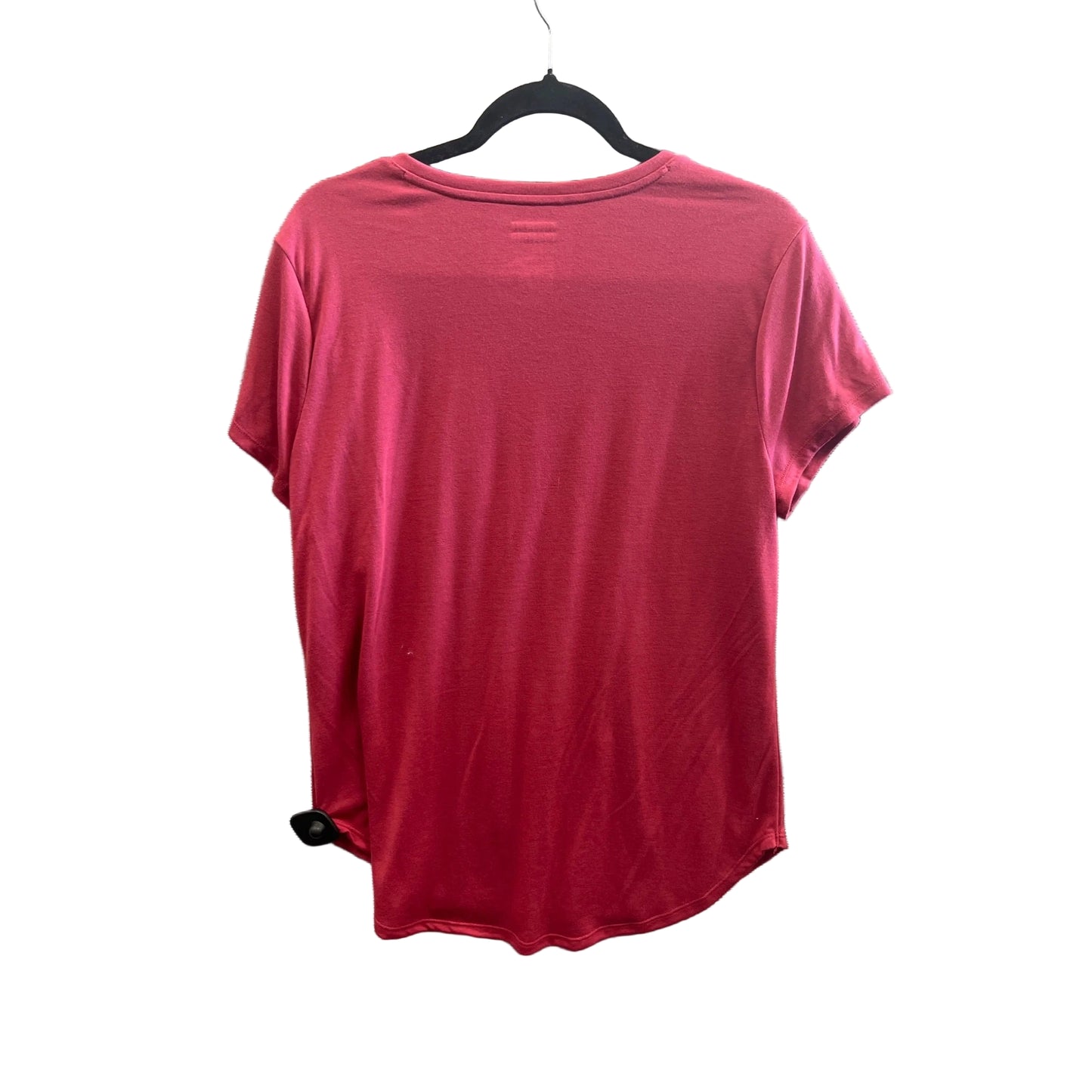 Top Short Sleeve By Clothes Mentor In Pink, Size: L