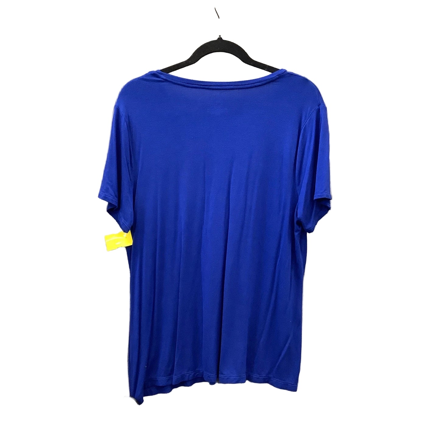 Top Short Sleeve Basic By Apt 9 In Blue, Size: Xl