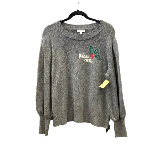 Sweater By Lc Lauren Conrad In Grey, Size: L