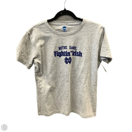 Top Short Sleeve By Clothes Mentor In Grey, Size: L