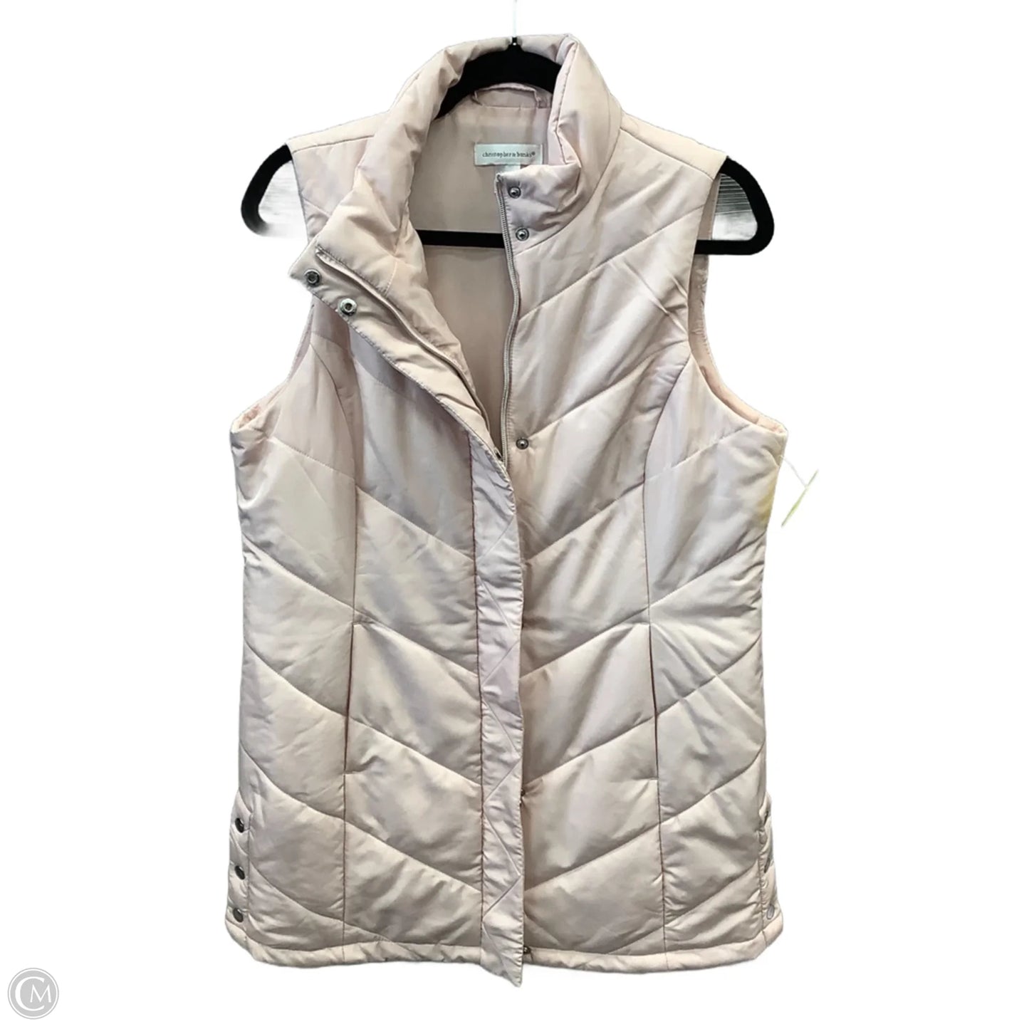 Vest Puffer & Quilted By Christopher And Banks In Pink, Size: M