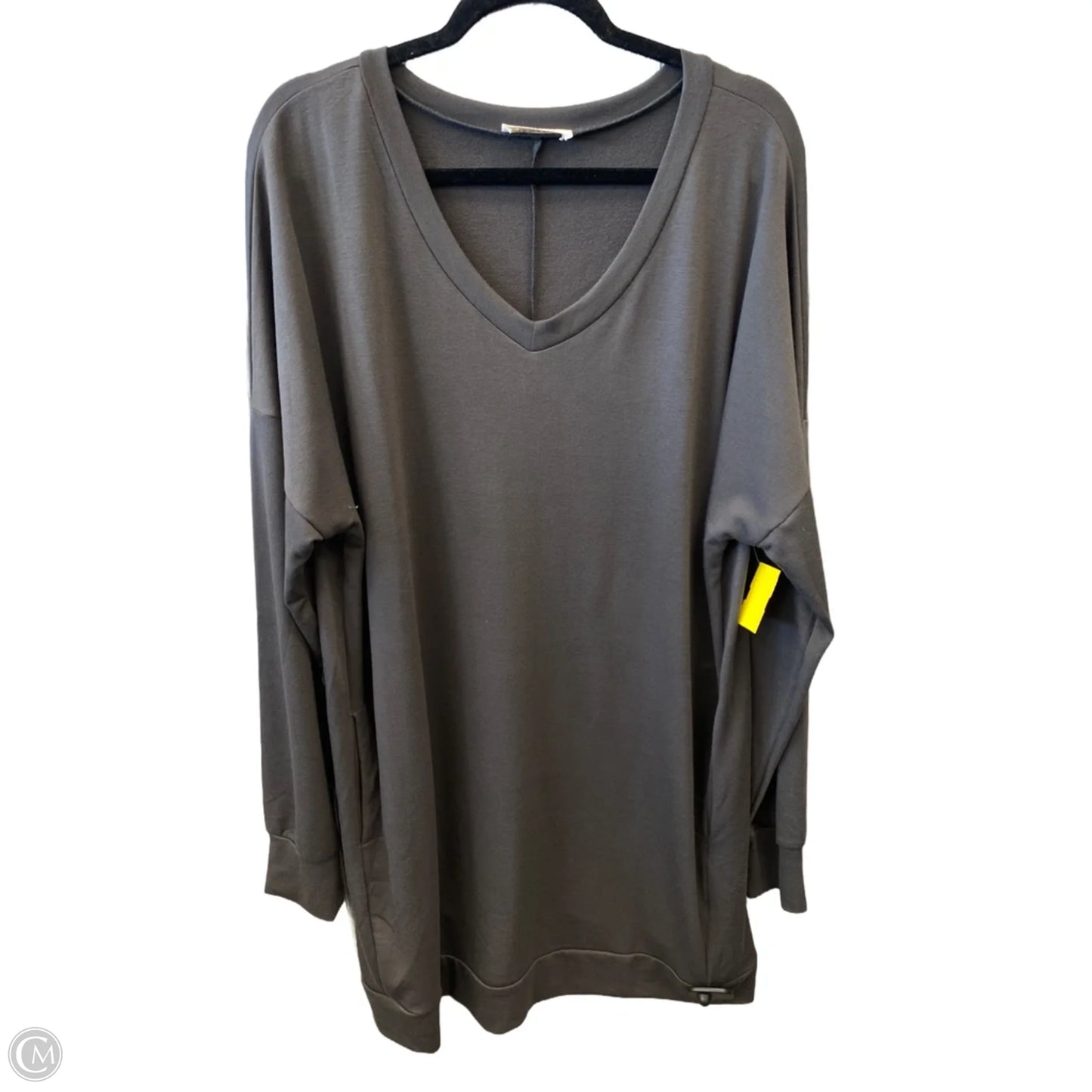 Dress Casual Midi By Zenana In Grey, Size: 1x