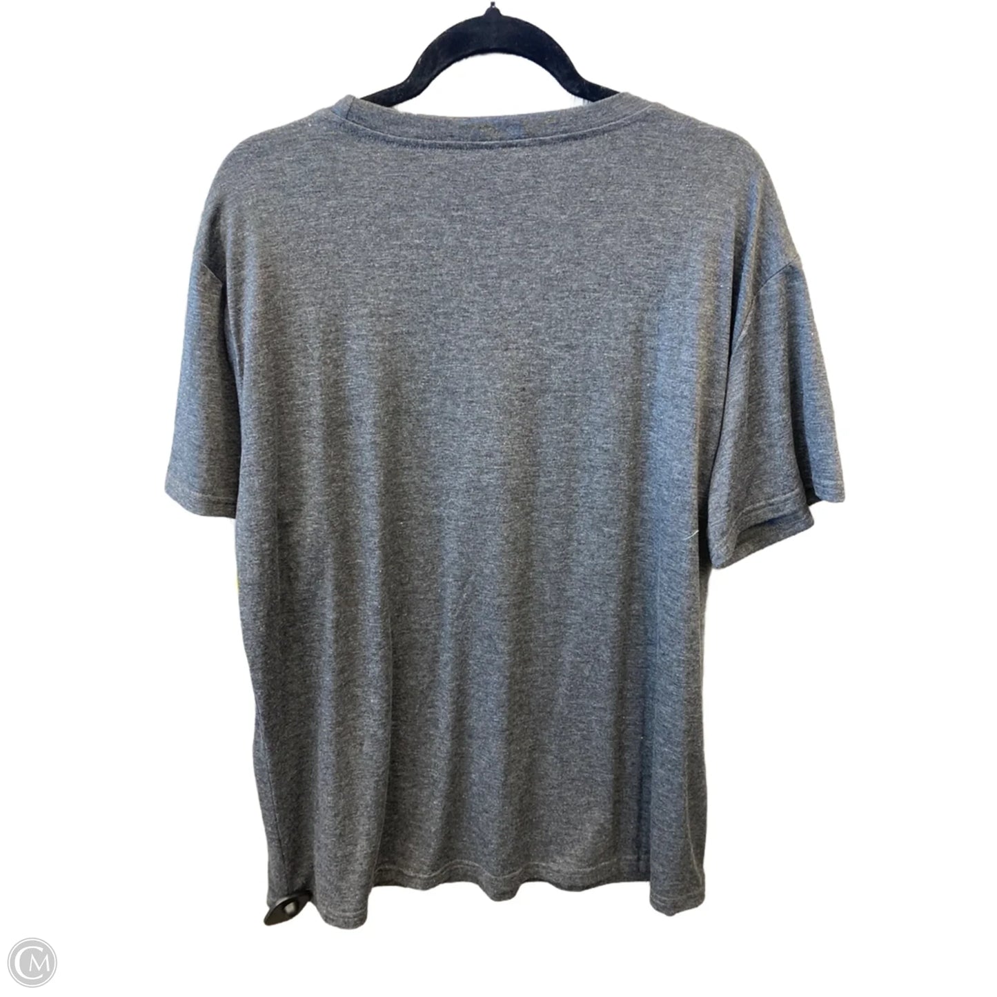 Top Short Sleeve By Clothes Mentor In Grey, Size: Xxl