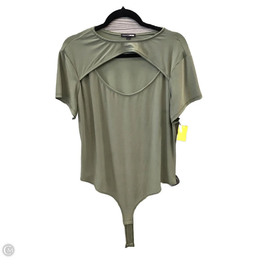 Bodysuit By Fashion Nova In Green, Size: 2x