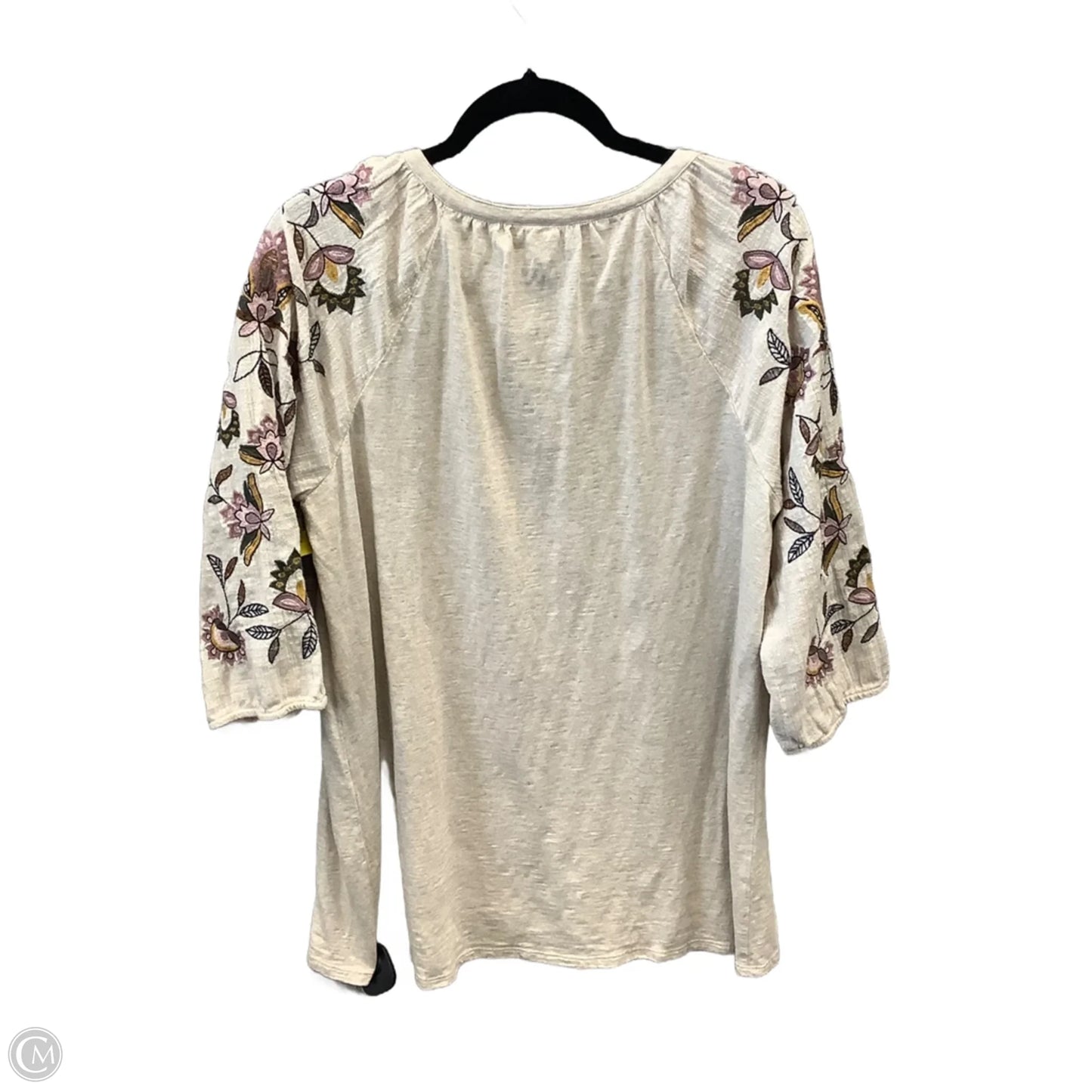 Top Long Sleeve By J. Jill In Tan, Size: L