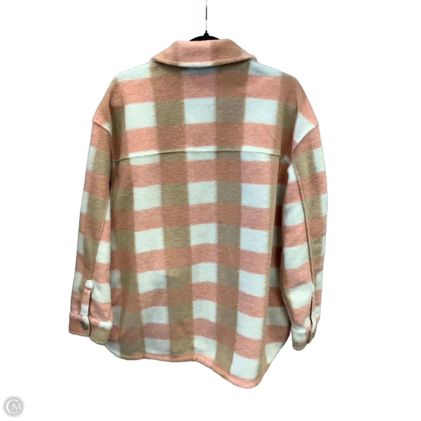 Jacket Shirt By Sonoma In Plaid Pattern, Size: L