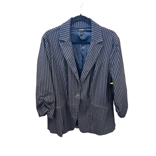 Blazer By Torrid In Striped Pattern, Size: 1x