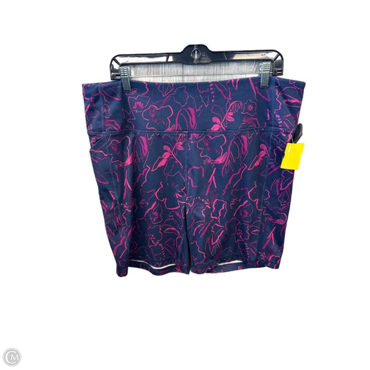 Athletic Shorts By Avia In Blue, Size: 3x