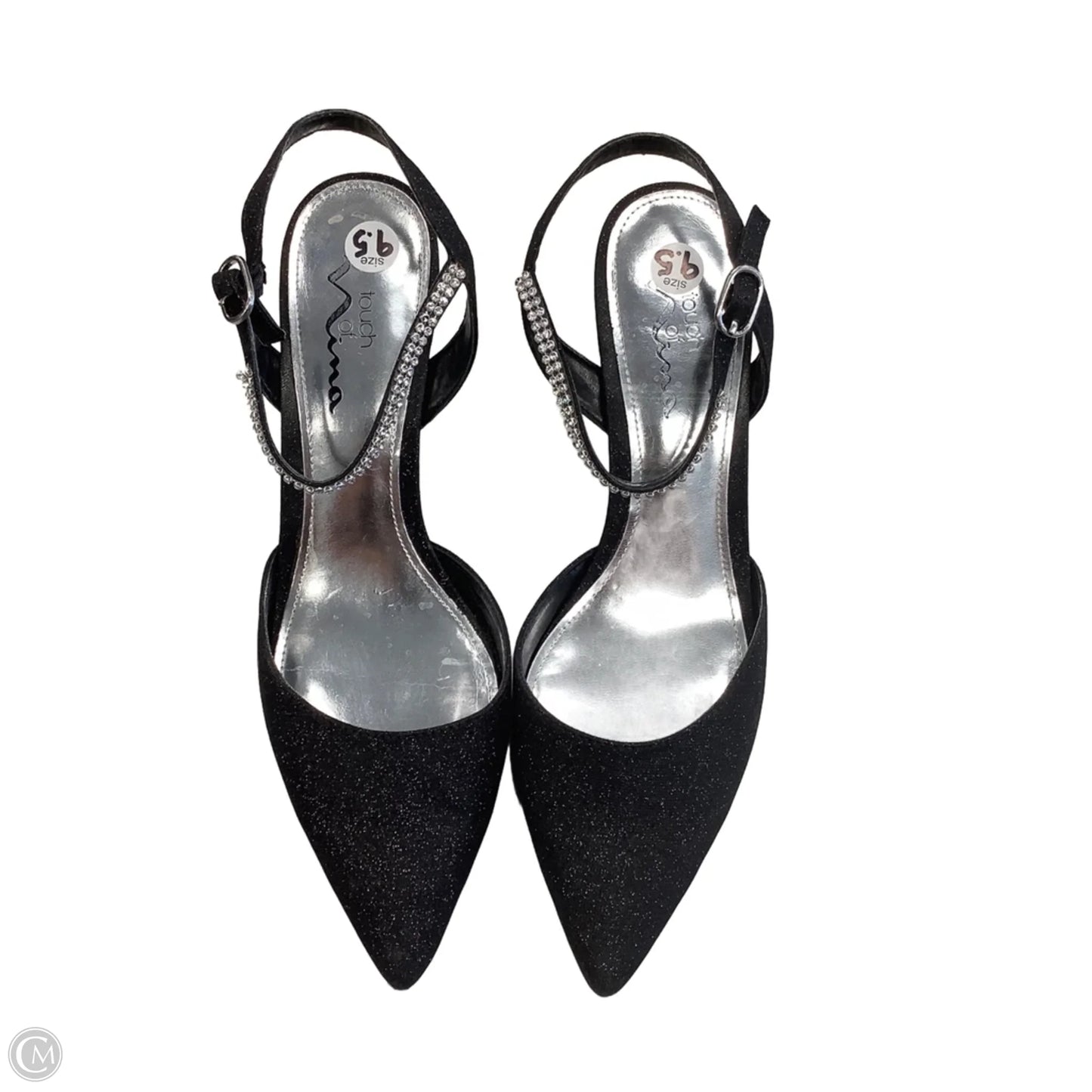 Shoes Heels Kitten By Clothes Mentor In Black, Size: 9.5