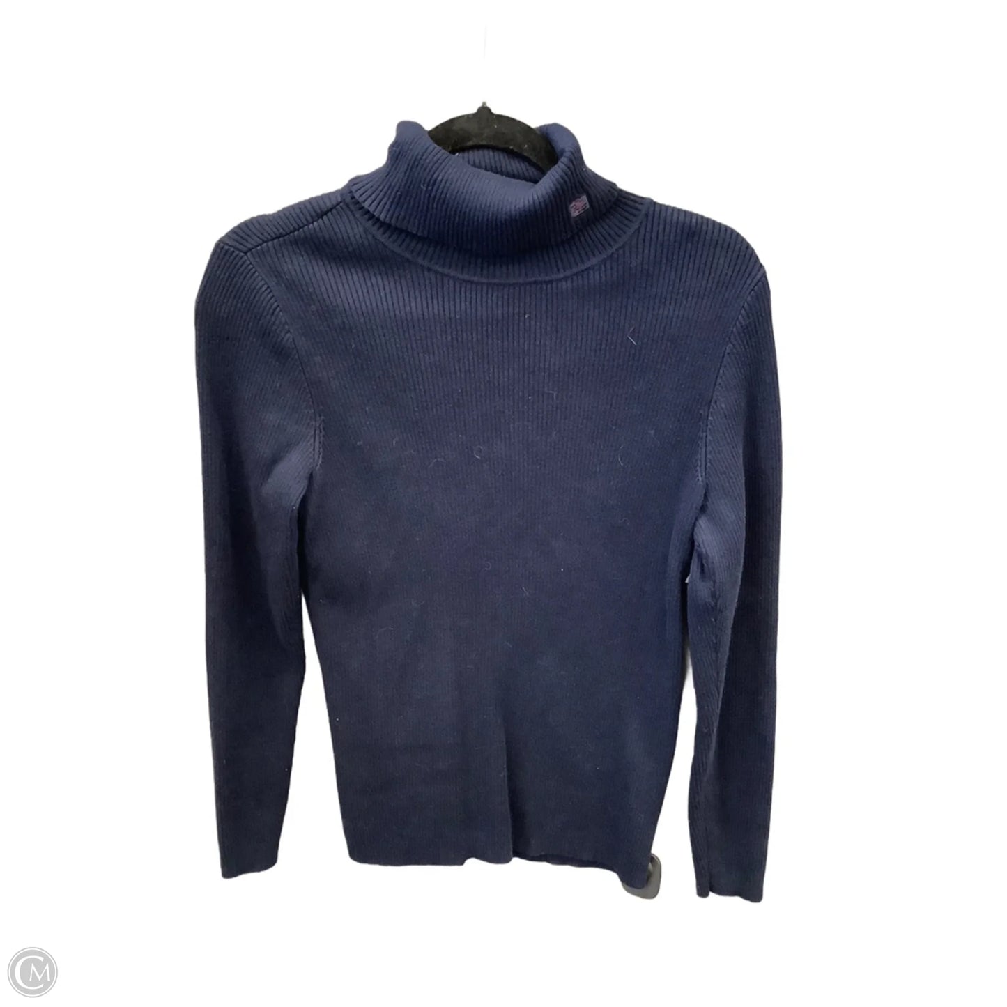 Sweater By Lauren By Ralph Lauren In Blue, Size: L