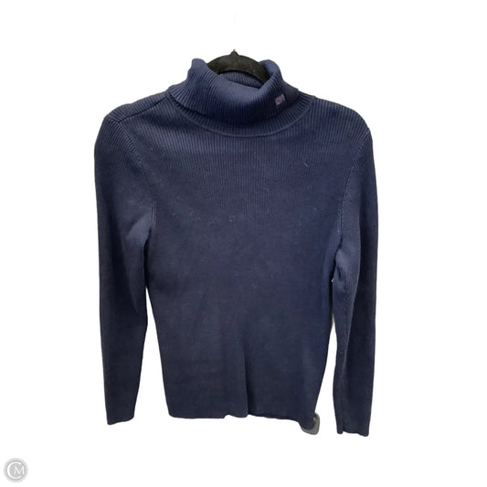 Sweater By Lauren By Ralph Lauren In Blue, Size: L
