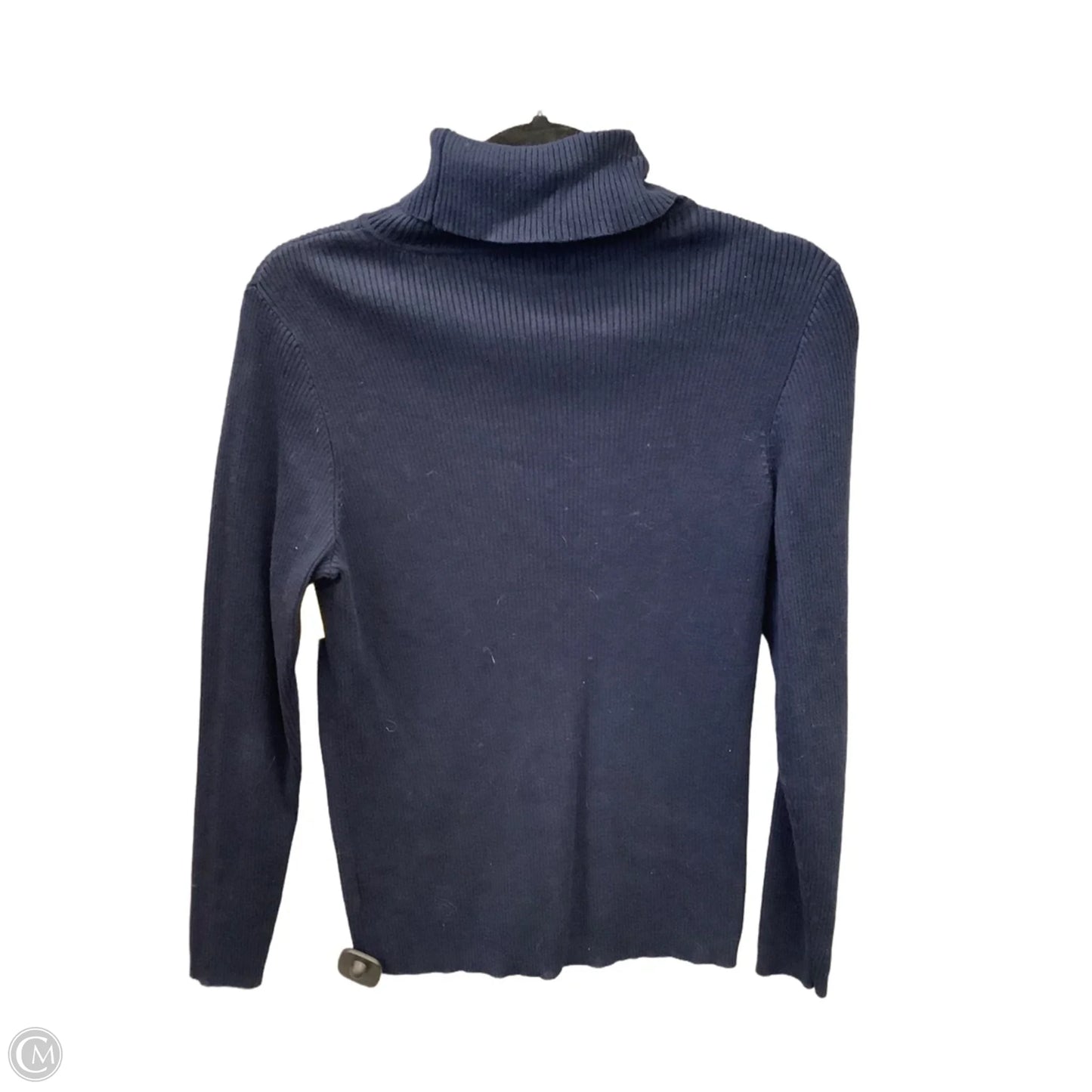 Sweater By Lauren By Ralph Lauren In Blue, Size: L