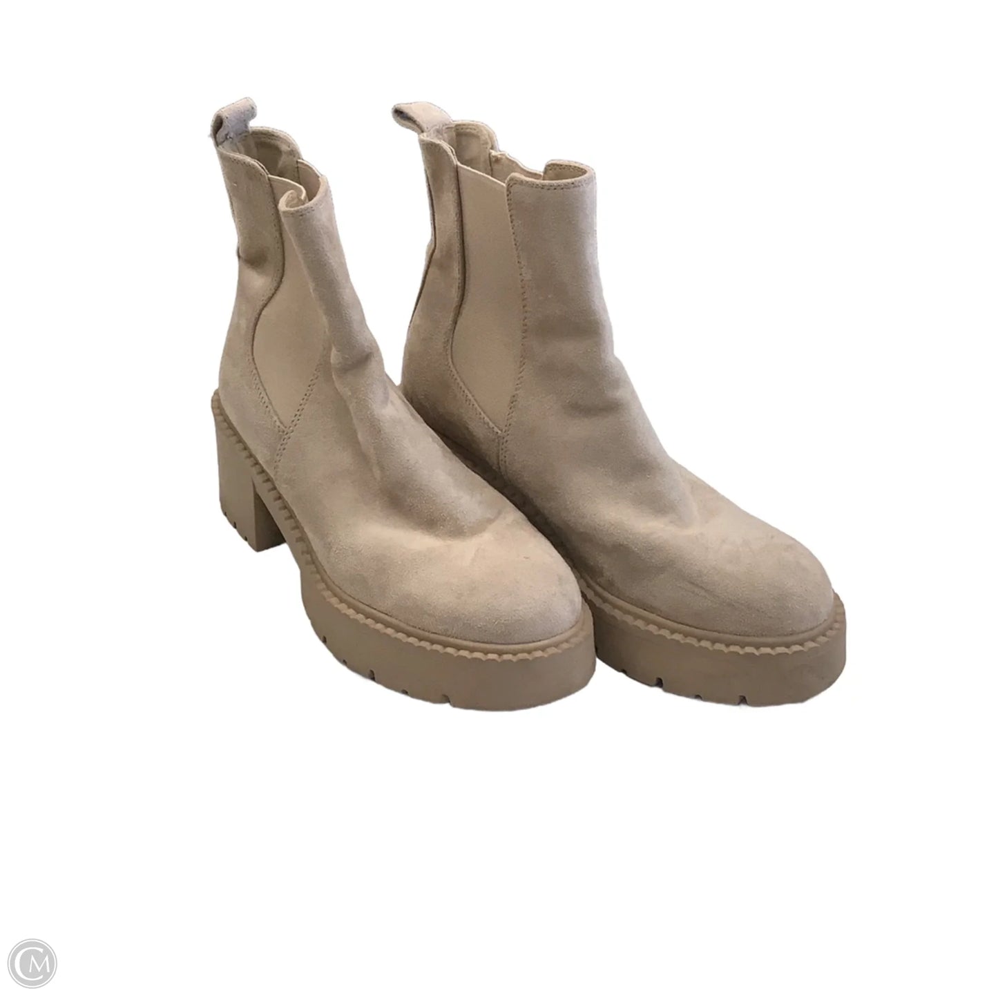 Boots Ankle Heels By Madden Girl In Brown, Size: 8