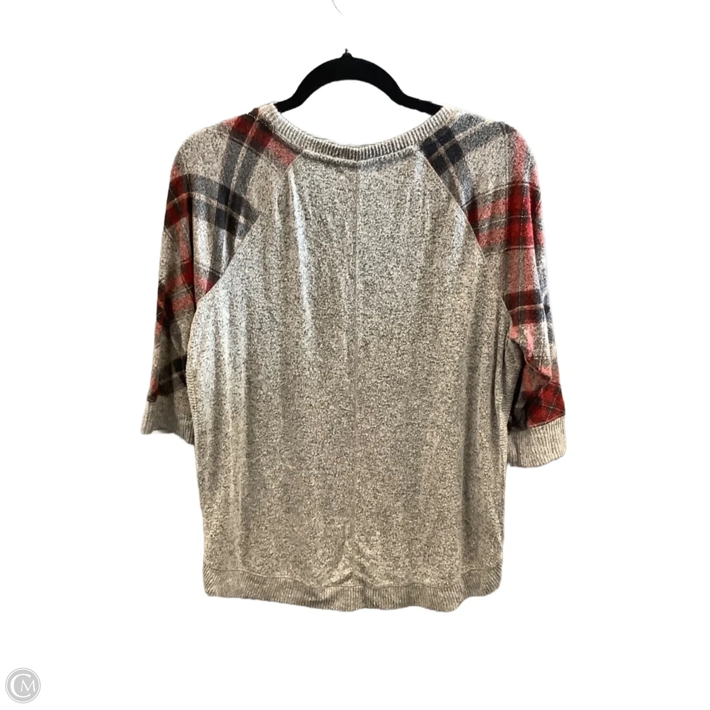 Top Long Sleeve By Maurices In Grey, Size: L