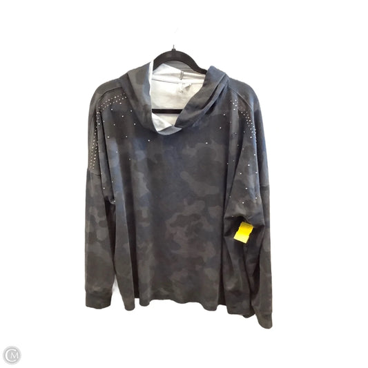 Top Long Sleeve By Cato In Camouflage Print, Size: M
