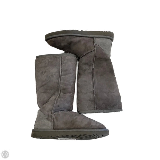 Boots Designer By Ugg In Grey, Size: 6